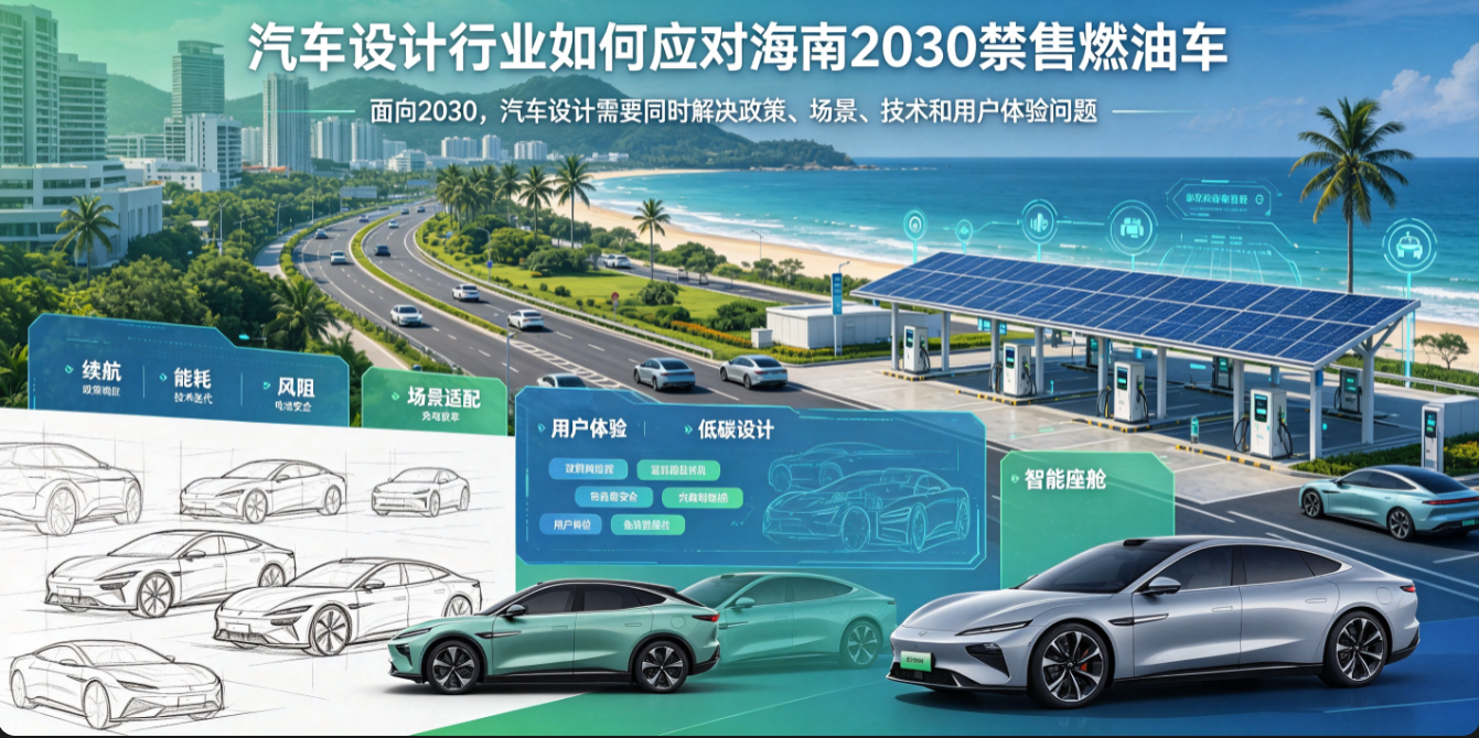 汽车设计行业如何应对海南2030禁售燃油车 汽车设计行业如何应对海南2030禁售燃油车