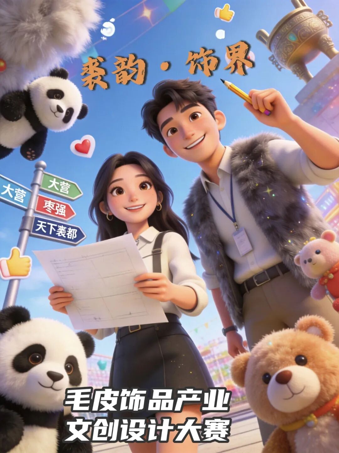 2026首届“裘韵 · 饰界 ”毛皮饰品产业文创设计大赛