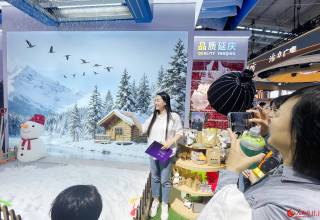延庆展区用冰雪与长城符号组织沉浸式空间