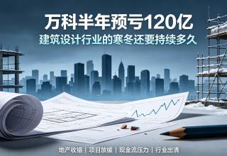万科半年预亏120亿：建筑设计行业的寒冬还要持续多久