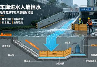 车库进水人墙挡水，地库设计中的防洪为啥前置性总不够